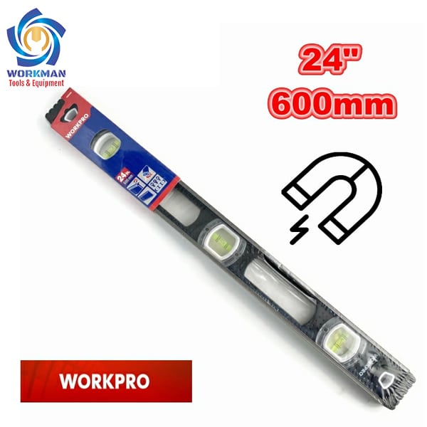 Thước Thủy Vỏ Nhôm 24 inch/600mm | WORKPRO W062006