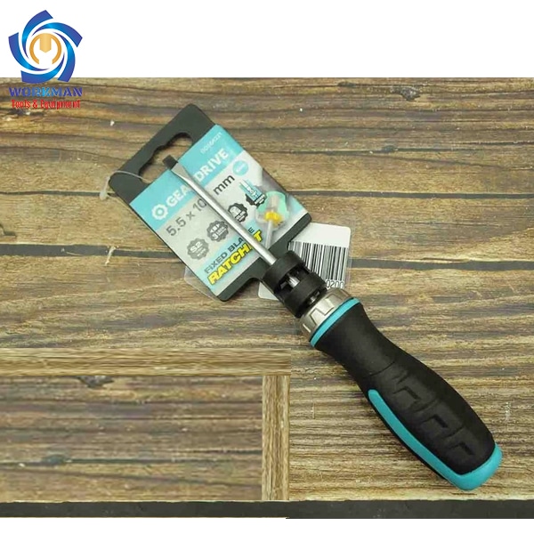 Tua Vít Ratchet Đầu Dẹp size 5.5x100mm | Geardrive GDS66221 Tua Vít Ratchet Đầu Dẹp size 5.5x100mm | Geardrive GDS66221