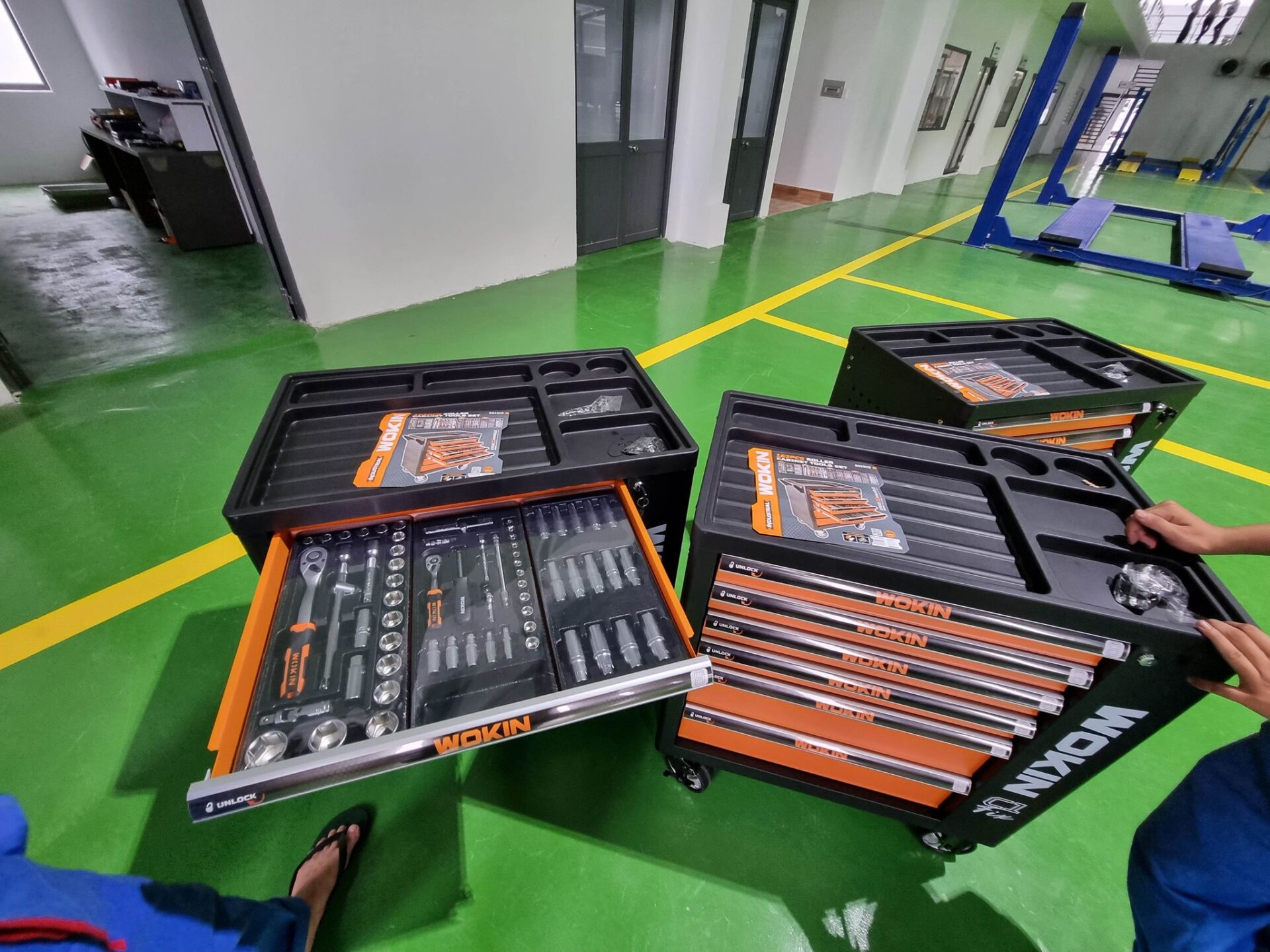 Chi Tiết Sản Phẩm Tủ Đồ Nghề Có Dụng Cụ WOKIN 901510