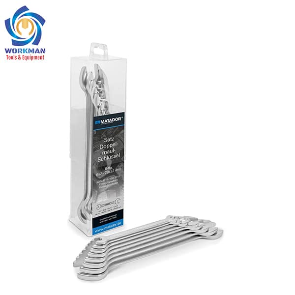 Bộ cờ lê 2 đầu miệng hệ mét 0100 9080 MATADOR