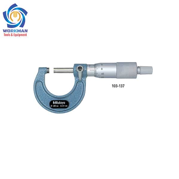 Panme đo ngoài cơ khí 0-25mm x độ chia 0,01mm