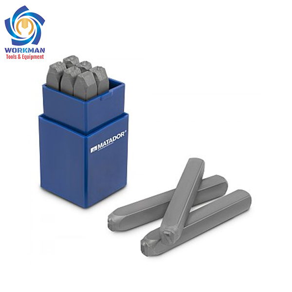 Bộ đục Chữ 6mm 0712 1060 MATADOR