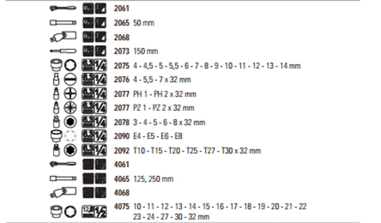 Bộ Tuýp 1/2 Hệ inch 24 Món 4115 9242 MATADOR