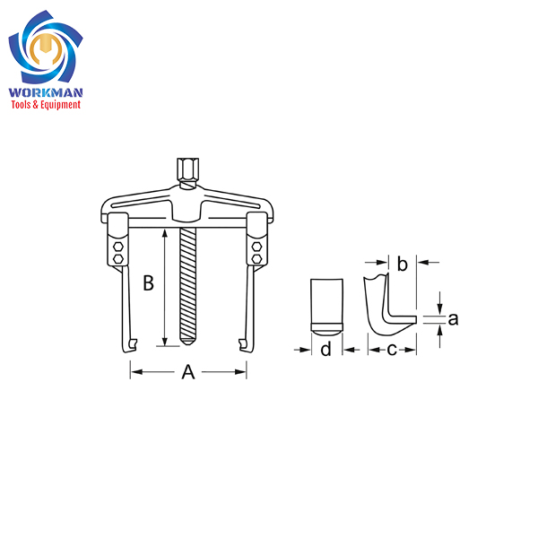 Cảo Vòng Bi 3 Chấu 4 Tấn 0725 0001 MATADOR