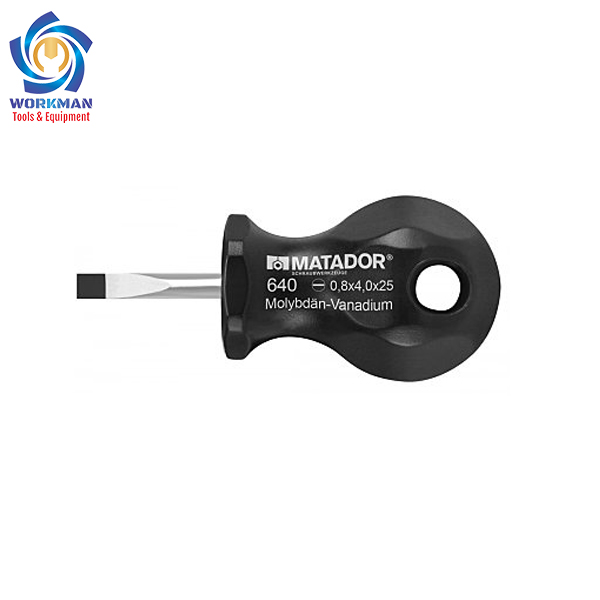 Tua Vít Dẹp Ngắn PH2 0641 0020 MATADOR