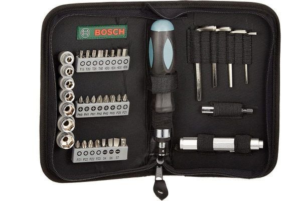Bộ vặn vít đa năng 38 món Bosch wmjsc1 Bộ vặn vít đa năng 38 món Bosch