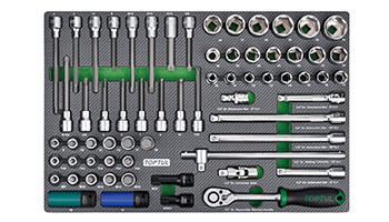 Tủ dụng cụ 7 ngăn 282 chi tiết TOPTUL GE-28210