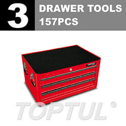 Tủ dụng cụ 3 ngăn 157 chi tiết Toptul GCAZ0018