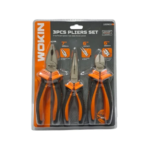 set-al.png Chất Liệu Cao Cấp: Kìm được làm từ thép hợp kim chất lượng cao, đảm bảo độ bền và tuổi thọ lâu dài. Thiết Kế : Cán kìm bọc cao su hoặc nhựa chống trượt, mang lại cảm giác thoải mái và kiểm soát tốt hơn khi sử dụng. Độ Chính Xác Cao: Các lưỡi kìm được gia công chính xác, giúp thực hiện các thao tác với độ chính xác cao. Đa Dạng Ứng Dụng: Bộ kìm 3 chi tiết cung cấp nhiều lựa chọn cho các ứng dụng khác nhau, từ cắt và nắm giữ đến uốn cong và thao tác chi tiết.