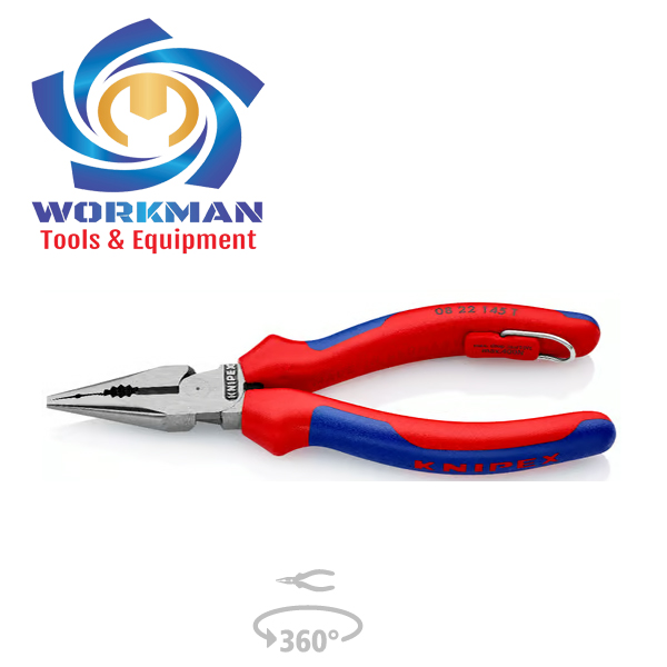 kìm mũi nhọn dài Knipex 08 22 145 T
