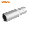 Tuýp dài 1/2 inch 23mm Wokin 154623 – Deep Socket công nghiệp, thép hợp kim 50BV30, tiêu chuẩn DIN3124 ISO2725-1, mạ crôm chống gỉ