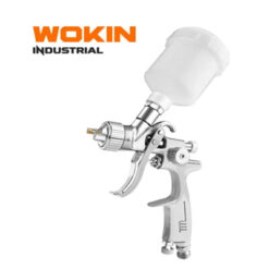 Súng phun sơn công nghiệp HVLP 0.8mm 110cc Wokin 802001 đầu nhỏ phun mịn tiết kiệm sơn
