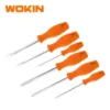 Bộ tua vít 6 cây WOKIN 202706 – thép 40Cr, cán nhựa chống trượt, gồm đầu bake và đầu dẹp