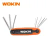 Bộ lục giác gấp 8 chi tiết đầu bằng 1.5–8mm chính hãng Workman JSC – Folding Hex Key Set CrV