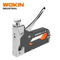 Bấm ghim 3 chức năng WOKIN 217014 chính hãng – Heavy Duty 3 Way Staple Gun dùng cho ghim dẹt, ghim chữ U và đinh brad, thân kim loại sơn tĩnh điện bền chắc.