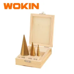 Bộ 3 mũi khoan bậc Wokin