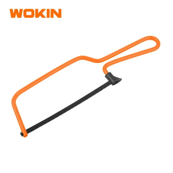 Khung cưa mini Wokin 305016 150mm kèm lưỡi cưa, thiết kế nhỏ gọn, dùng cho cắt vật liệu nhẹ.