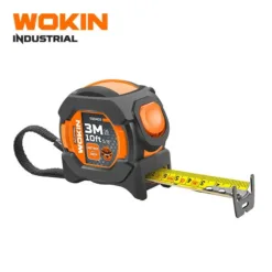 Thước cuộn WOKIN hệ mét và inch, in hai mặt, vỏ ABS bền chắc