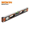 Thước thủy có từ tính WOKIN Industrial, khung nhôm dày 1.5mm, 3 ống thủy, độ chính xác 0.5 mm/m